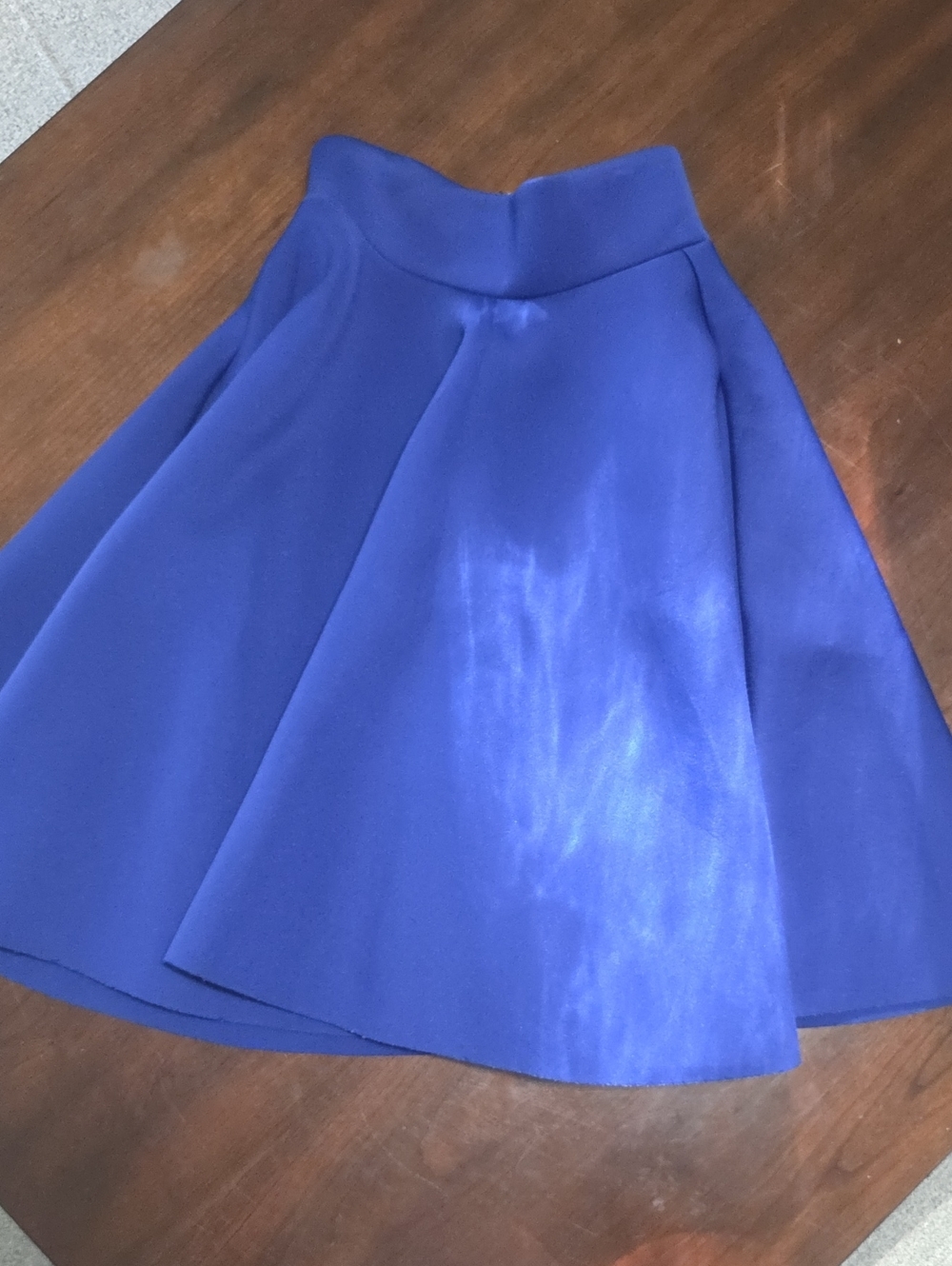 The Vintage Shop Royal Blue Circle Skirt